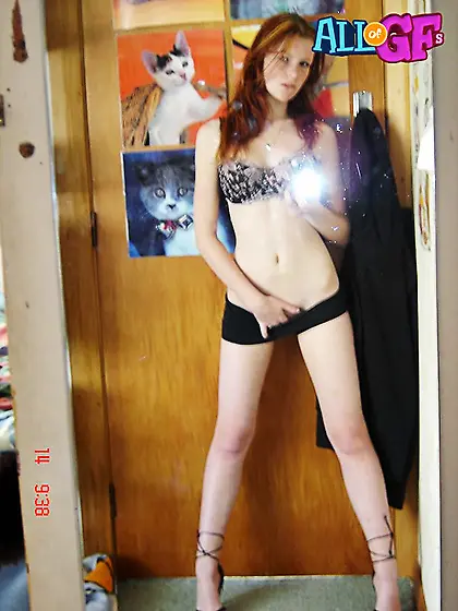 Girlfriend flashing from cute