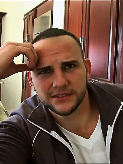 Busty chocolate brunette having huge tits is enjoying deep penet