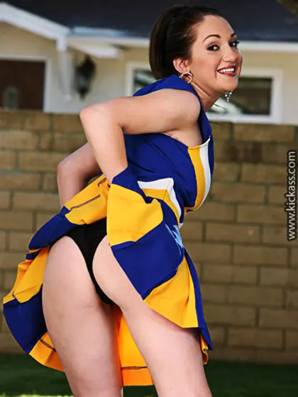 Busty black hair cutie