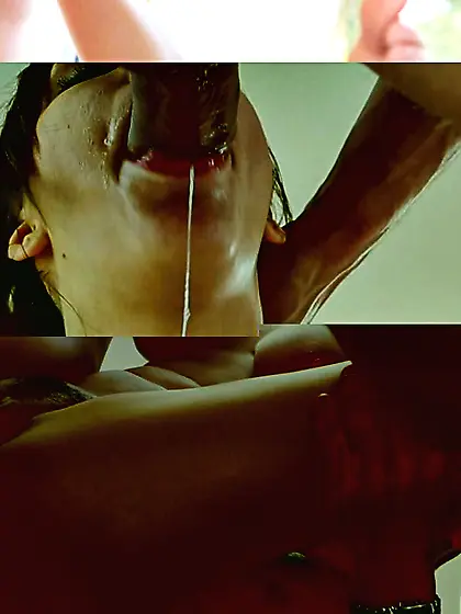 Stunning oral sex expert Holly Michaels is taking two hard dicks