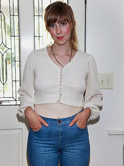 Lovely ponytailed chick colorado