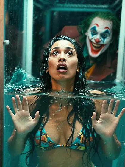 Ashley Callingbull meets the Joker