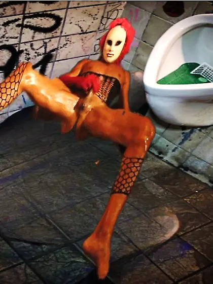 dirty public toilet slut