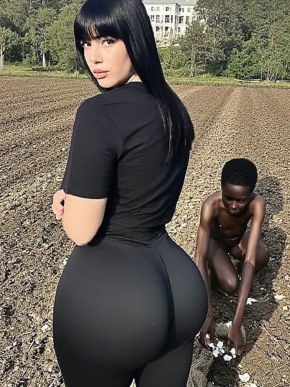 Pawg Goddess and Negro Porch Mknkey Slave