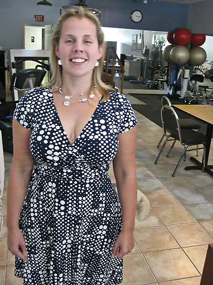 Jenny big tits curvy wide hips hairy pussy