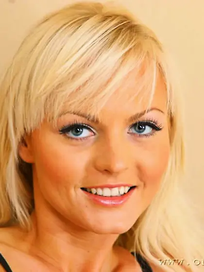 Sandra wearing black silk