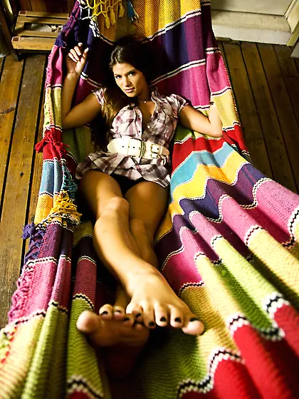 Perfect woman adorable feet