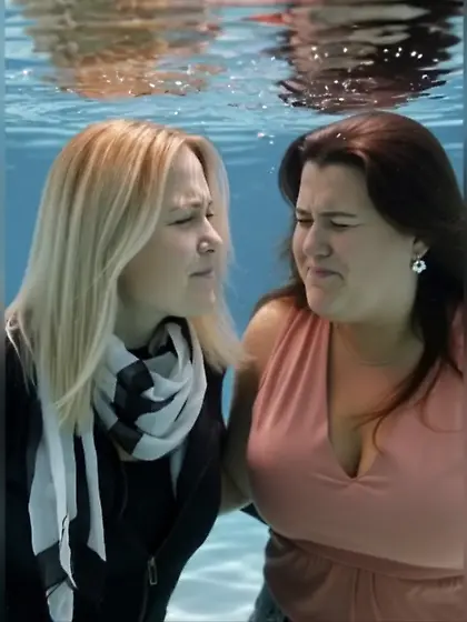 2 femme sexy sous l'eau ia