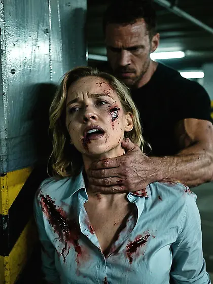 Scarlett Johansson beaten up