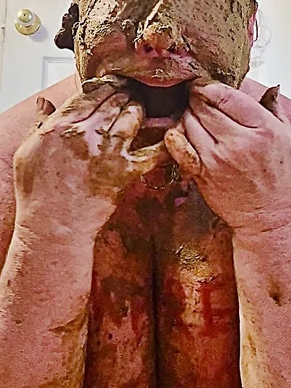 Stretching it's upper shithole