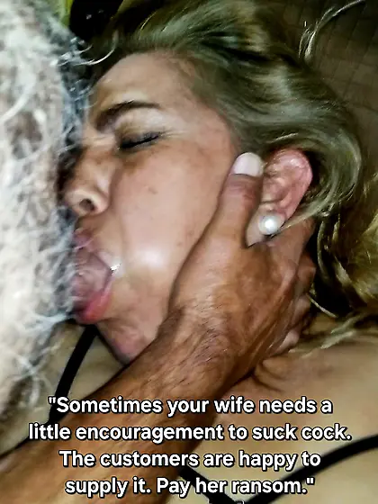 MILF wife kidnap caption blowjob BWC CIM