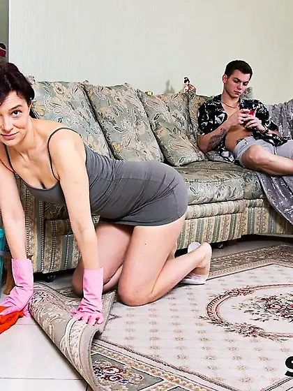 Are you gonna dust off my dick too?