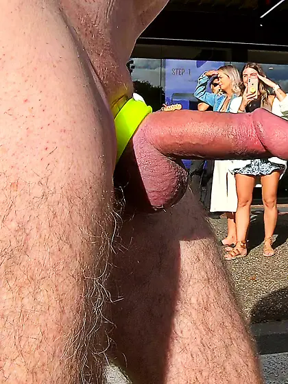 WNBR Byron Bay public erection sidewalk pleasure