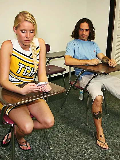 Slutty teen student guy