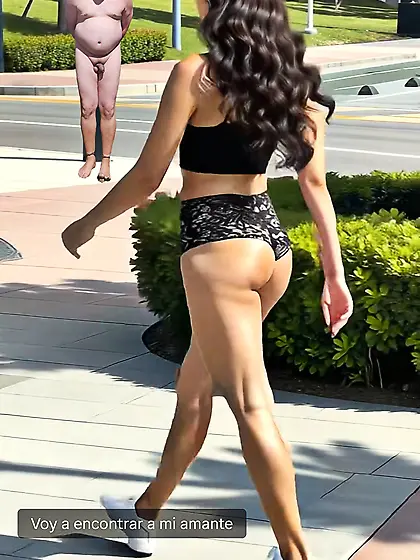 Tied nude humillant public cfnm