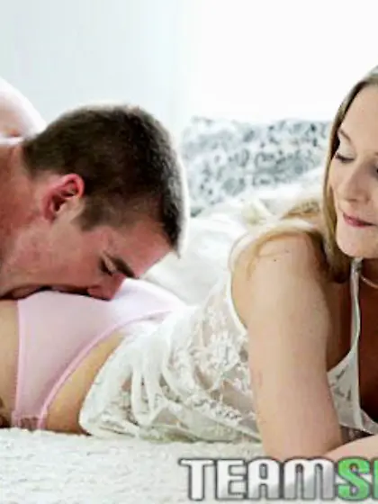 Ash-blonde hussy pale pink