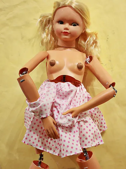 Doll from toy shop is pimped