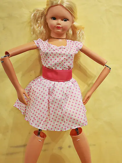 Doll from toy shop is pimped