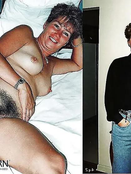 Clothed - Disrobed Unshaved Chicks