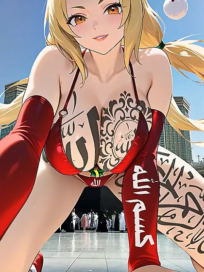 Islamic blasphemy hentai (Tsunadeallah)