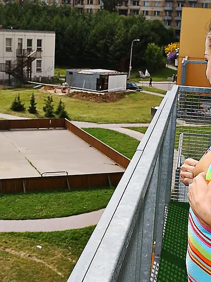 Little babe Sunny Jay takes out her tiny tits during oral and ha