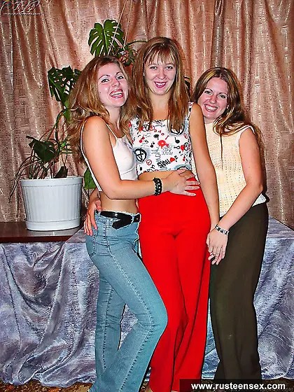 Horny lesbian trio