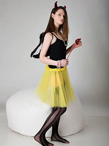 Erotic chick demon headband