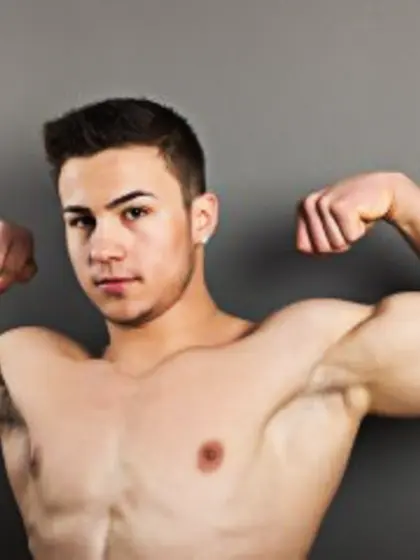 Brunette Young Man Javierwilson Fingering.