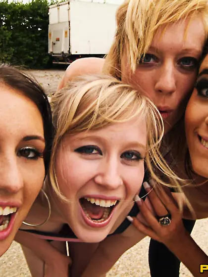 Sexy peeping janes helped