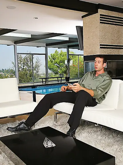 Elle Ryan grabs a big cock and gets it in her tight and nasty pu