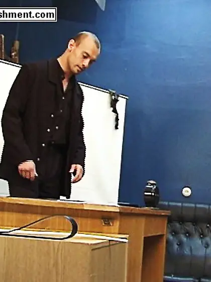 Secretary hands ass spanked