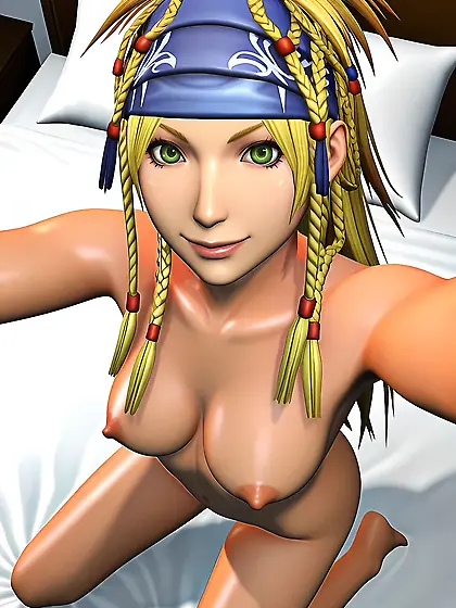 Rikku nudes fingering and squirting (Final Fantasy X-2)