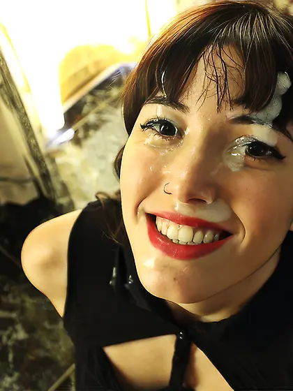 Amateur Facial Cumshot (AI Upscaled)