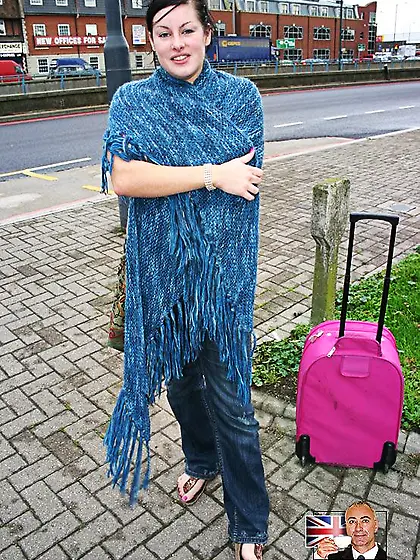 Thick British slut in stockings gets fucked