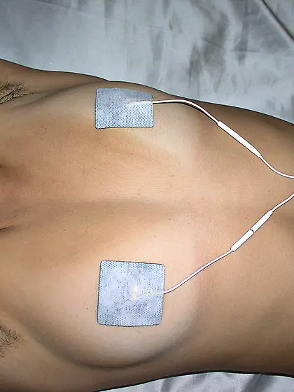 Girl in electro torture