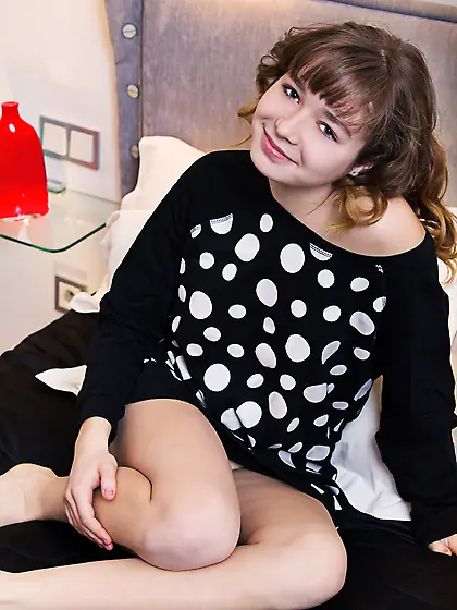 Amazing girl strips black