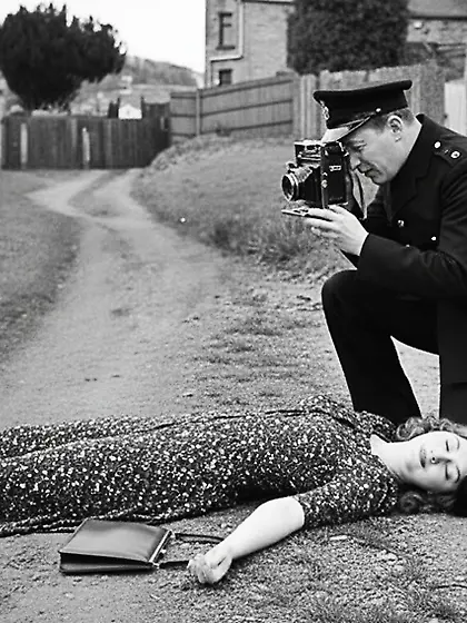 Film Noir Crime Scene