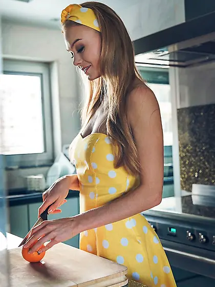 Retro teen girl