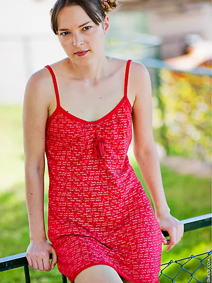 Exhibitionist girl loves stripping