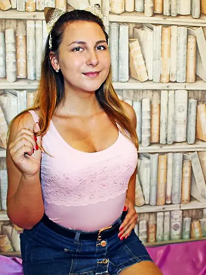 Real webcam squirt