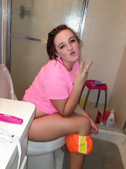 Toilet and pee girls