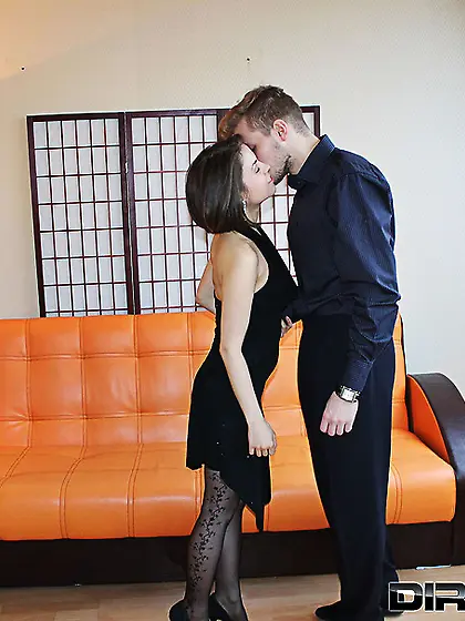 Short haired brunette darling