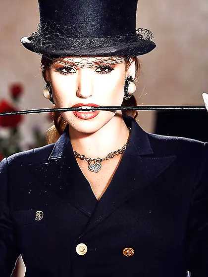 Railing gear.  Women in and out of their railing ger.