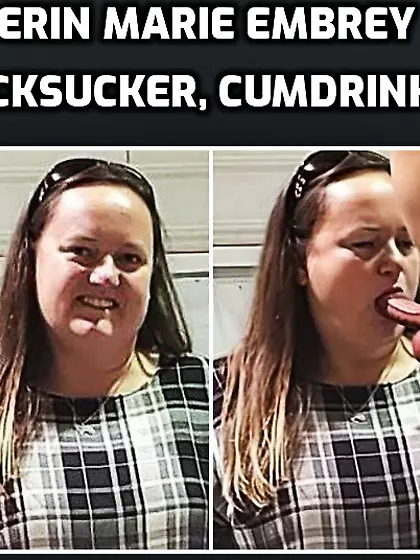 Erin! Cocksucker and cumdrinker.