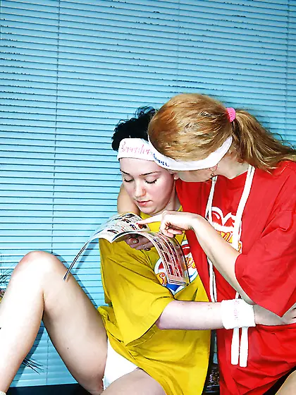 Lesbian hairy pussy licking