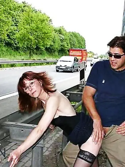 Duo pulverizing on the highway by Sail