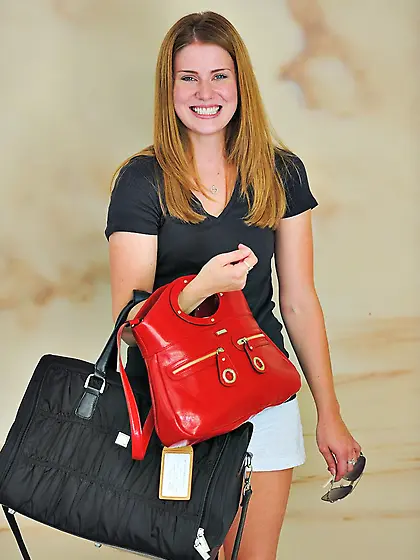 Smiling Emilie FTV with pink nipples and smooth pussy strips nak