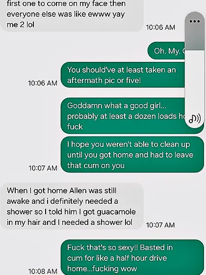 Candy's cheating gangbang texts