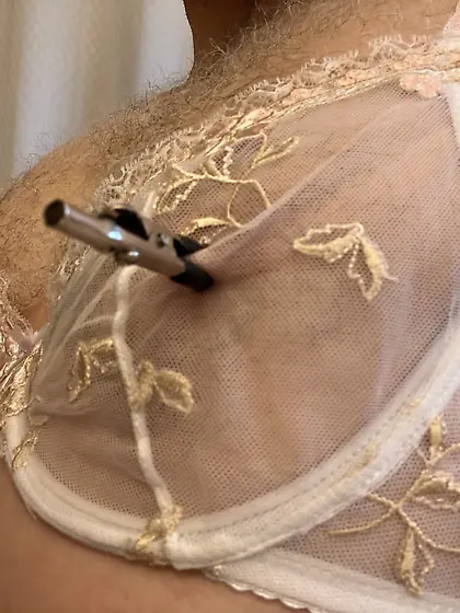 Sissy bras and nipple fun