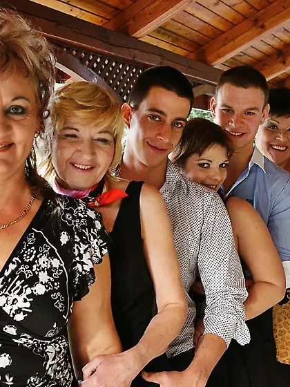 Mature group sex